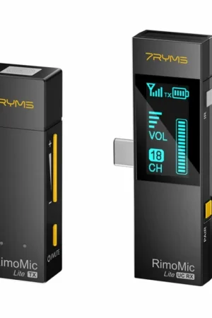 Mini Micrófono Inalámbrico 7Ryms Rimomic Lite Negro Envío Exprés