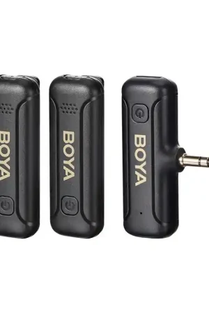 Precio De Oferta Microfono Inalámbrico Doble Jack 3.5MM Boya Plug Play