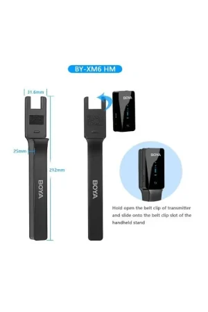 Micrófono inalámbrico BOYA BY-XM6-HM Entrega Rápida