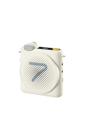 7RYMS Altavoz Amplificador Con Auricular y Micrófono Inalambrico tipo auricular Blanco Devolución Gratuita