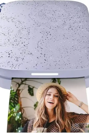 Impresora fotográfica instantánea portátil HP Sprocket Lila Envío Gratis