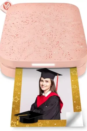 Impresora fotográfica instantánea portátil HP Sprocket Rosa Solo Hoy