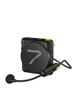 Ocasión Especial 7RYMS Altavoz Amplificador Con Auricular y Micrófono Inalámbrico tipo cascos