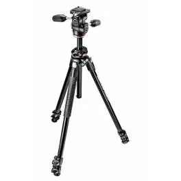 Manfrotto Kit de Trípode 290 dual con rótula 3 way aluminio No Te Lo Pierdas