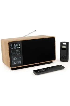 Thomson altavoz bluetooth con estación meteorológica y radio FM Más Vendido