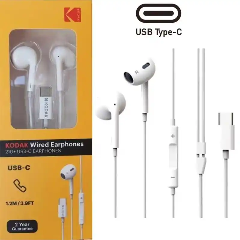 Precio De Fábrica Auriculares Kodak 210 USB-C