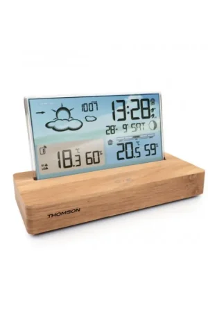 Reloj despertador con indicador meteorológico Thomson Oferta Especial