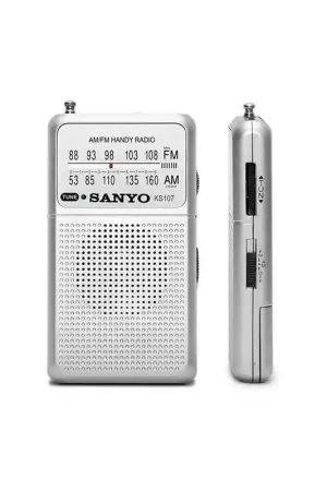 Radio de bolsillo AM/FM Sanyo Oferta Flash