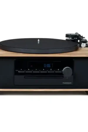 Tocadiscos con radio, CD y Bluetooth 60W Thomson Imprescindible (Must-Have)