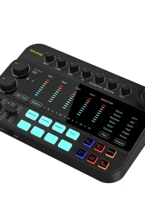 Envío Inmediato 7 Ryms Interfaz multifuncional de transmisión, podcasting y grabación de audio 7Caster SE2