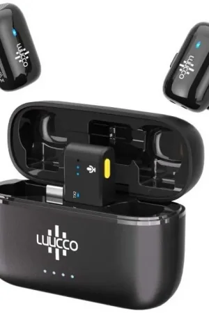 MICROFONO LUUCCO MINIPODS K2 WIRELESS LAVALIER (NEGRO) Imprescindible (Must-Have)