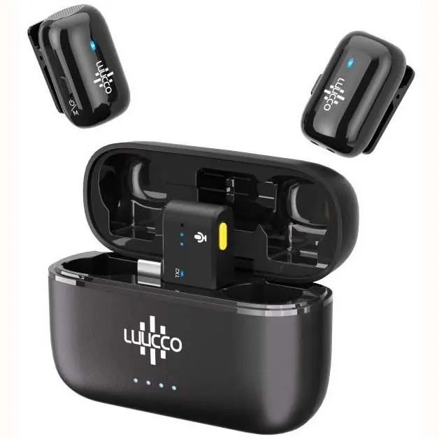 MICROFONO LUUCCO MINIPODS K2 WIRELESS LAVALIER (NEGRO) Imprescindible (Must-Have)