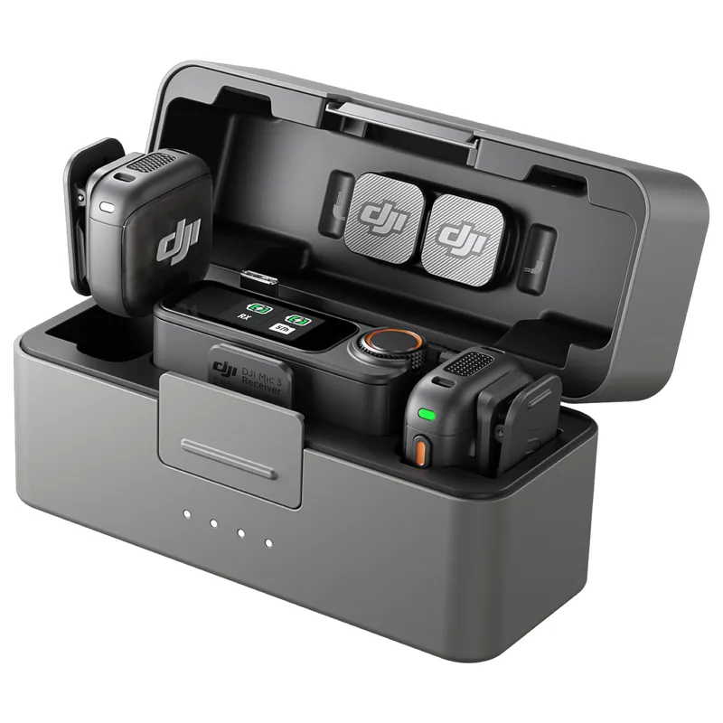 Solo Por Tiempo Limitado MICROFONO DJI MIC 3(2TX + 1RX + 1 CHARGING CASE)