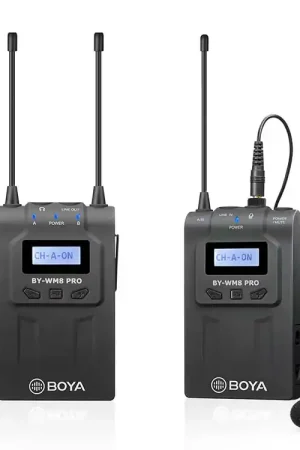 MICROFONO BOYA UHF PRO KIT (1 TRANS + 1 RECEPTOR) Directo De Fábrica