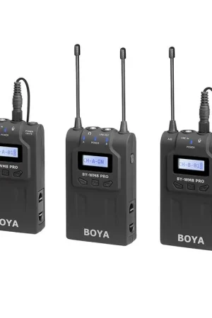 Compra Hoy MICROFONO BOYA BY-WM8 PRO-K2 KIT (2 TRANS + 1 RECEPTOR)