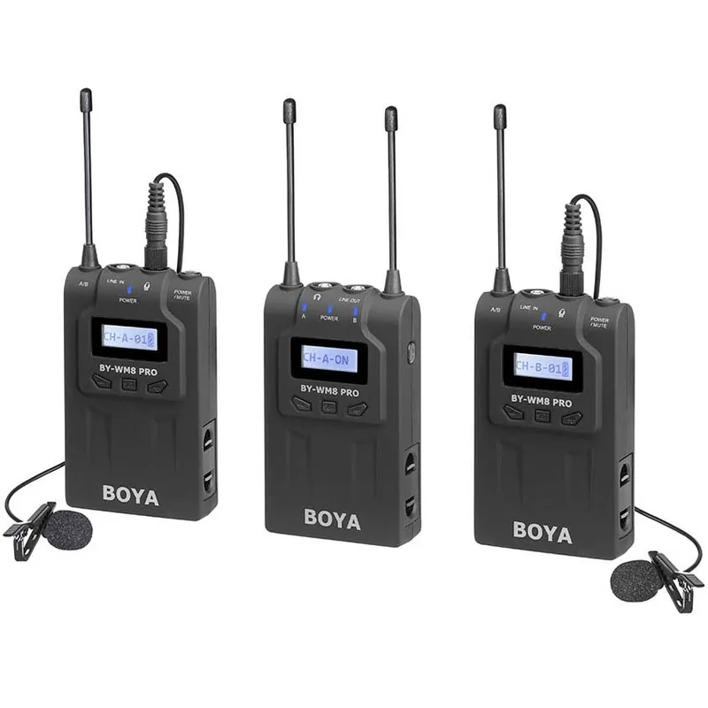 Compra Hoy MICROFONO BOYA BY-WM8 PRO-K2 KIT (2 TRANS + 1 RECEPTOR)