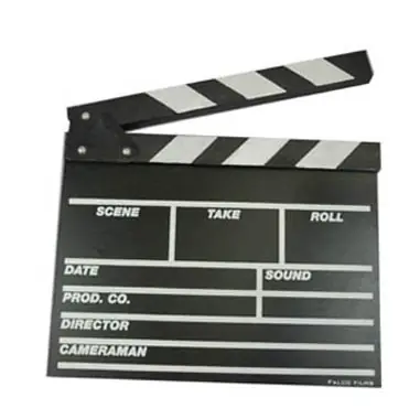 CLAQUETA DE CINE DE MADERA Oferta Limitada