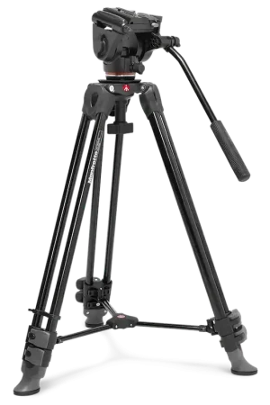 TRIPODE MANFROTTO MVT502AM TWIN CON ROTULA FLUIDA 500X Precio De Fábrica