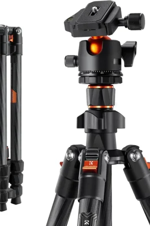 TRIPODE K&F CONCEPT K254C2 CARBONO + BH36L (KF09.123) Alta Calidad