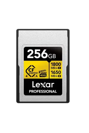 Oferta De Temporada LEXAR LCAEXG4256G-RNENG Tarjeta CFexpress A de 256GB GOLD 4.0 - VPG400