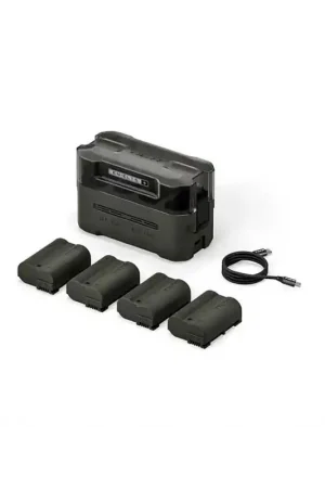 TILTA TBC-EL15C-B-GN Estación portátil de carga de 4 canales con 4 baterías tipo EN-EL15C. Compra Ahora