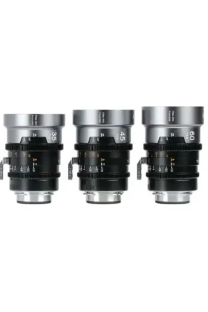 Promoción SIRUI IRONSTAR KIT 35+45+60 MM T1.9 BLUE Kit 3 ópticas anamórficas T1.9 1.5X Full Frame PL/EF