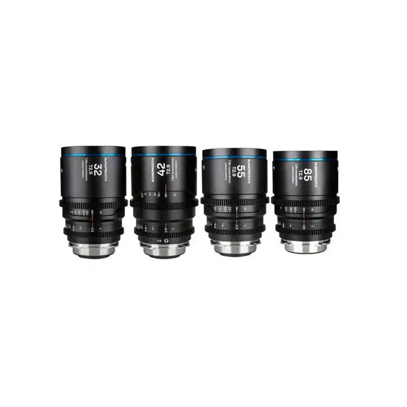 Ordena Ya LAOWA NANOMORPH-LF-4-LENS Kit de anamorficas 1,5x FF (32, 42, 55, 85mm) . Montura PL/EF.