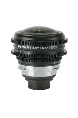Mejor Precio LAOWA 8-15MM T2.9 FF FISHEYE CINE PL Objetivo ojo de pez para cine con rango focal variable y cobertura FF con montura PL.