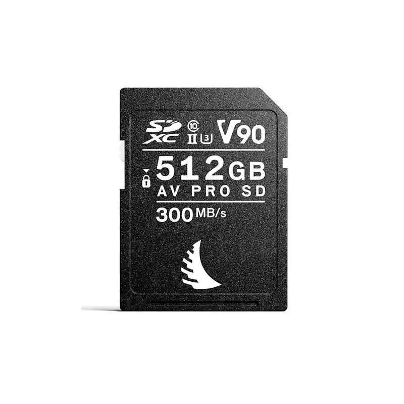 Envío Gratis ANGELBIRD AVP512SD Tarjeta SD de 512GB SDXCtm (*SDHCtm) | UHS-II. U3. Class 10. V90