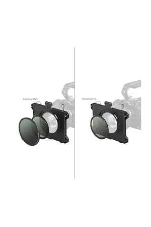 Directo De Fábrica SMALLRIG 5011 Kit de Matte Box con filtros CPL y VND.