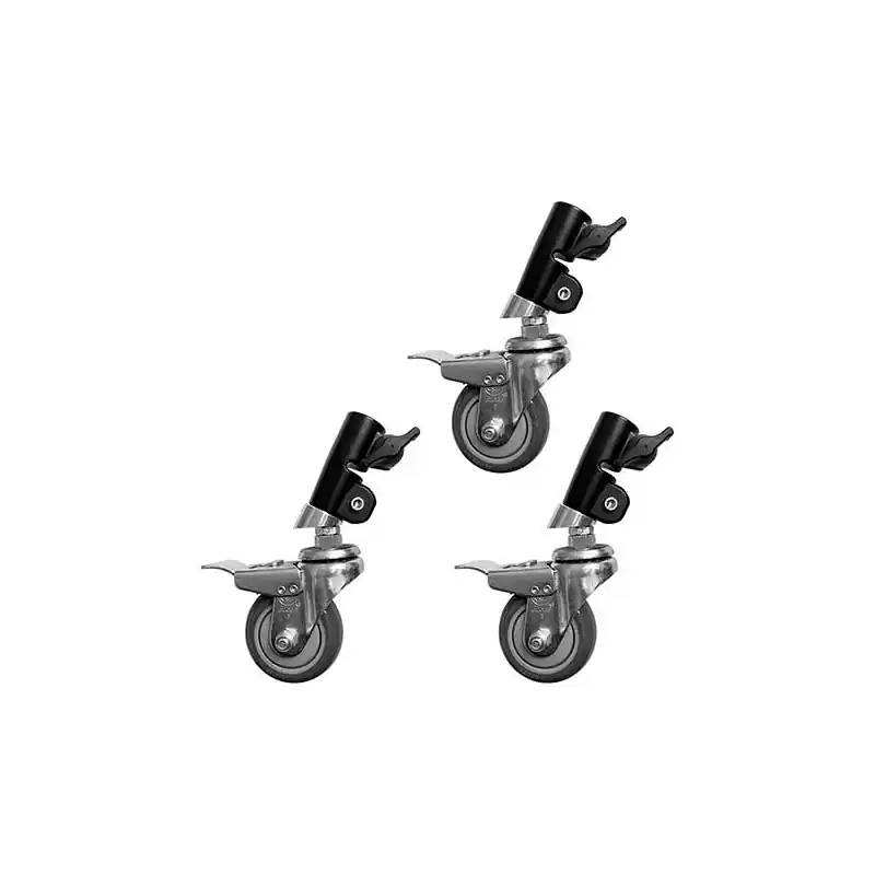 Precio De Oferta EIMAGE CS-25W Juego de ruedas para C-Stand de pata 25mm.