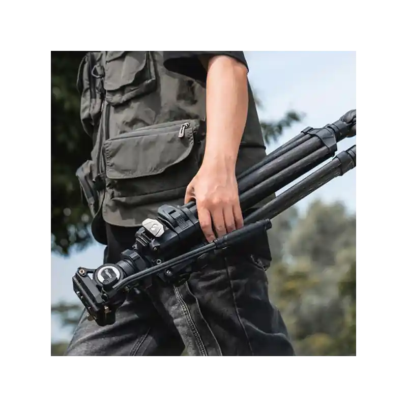 Disponible Ahora SMALLRIG SM4420 Kit de trípode ligero AD-50 Pro de fibra de carbono con FreeSpeed