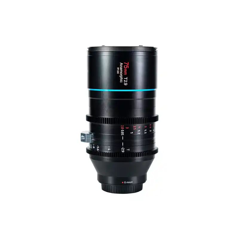 Disponible Ahora SIRUI VENUS 75MM E MOUNT Óptica anamórfica 1.6x FF 75mm T2.9 montura E.