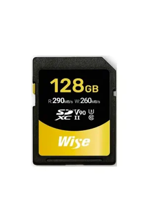 WISE WI-SD-N128 Tarjeta SD de 128GB UHS-II V90 Precio De Fábrica