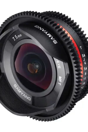 Directo De Fábrica SAMYANG SAMYANG7.5/T3.8VDS Óptica Cine ojo de pez 7,5 mm T3.8 V-DSLR micro 4/3