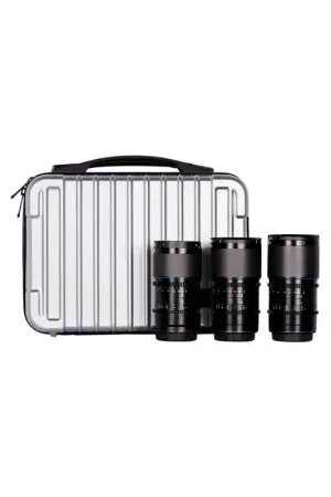 SIRUI SATURN 35MM 50MM 75MM FF Kit de lentes anamórficas de fibra de carbono (montura E / Azul) Garantía De Devolución De Dinero