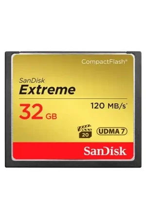 Popular SANDISK SDCFXSB-032G-G46 Tarjeta Cf de 32GB Extreme 120MB/s 85MB/s.