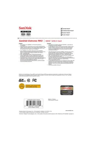 Bestseller SANDISK SDSDXDK-032G-GN4IN Tarjeta SD de 32GB Extreme Pro UHS-2 300 MB/s. V90