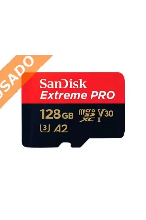 Promoción SANDISK SDSQXCD-128G-GN6MA (Usado) (Usado) Tarjeta MIcroSD de 128GB Extreme PRO UHS-I 200MB/s C10,U3,V30.