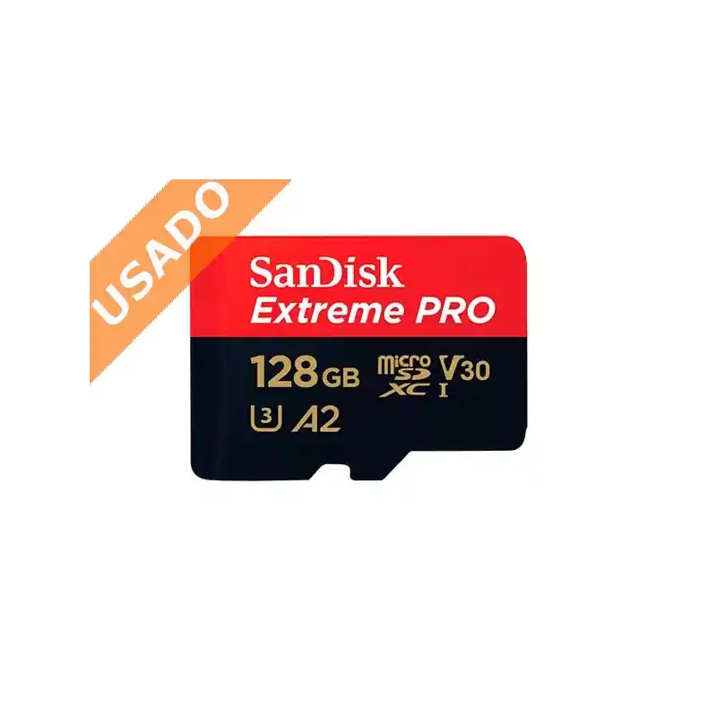 Promoción SANDISK SDSQXCD-128G-GN6MA (Usado) (Usado) Tarjeta MIcroSD de 128GB Extreme PRO UHS-I 200MB/s C10,U3,V30.
