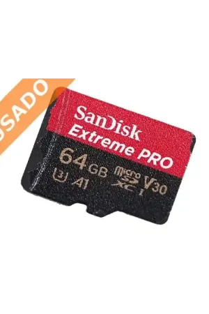 SANDISK SDSQXCY-064G-GN6MA (Usado) Tarjeta Micro SDXC Extreme Pro UHS-1 (3) clase 10. 64GB. 170MB/s. Últimas Unidades