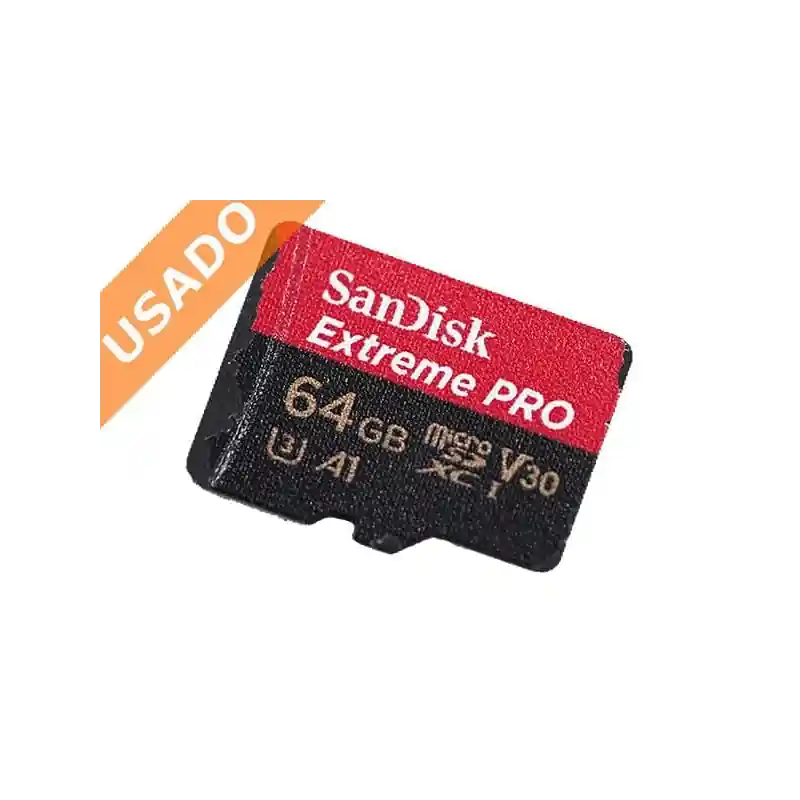SANDISK SDSQXCY-064G-GN6MA (Usado) Tarjeta Micro SDXC Extreme Pro UHS-1 (3) clase 10. 64GB. 170MB/s. Últimas Unidades