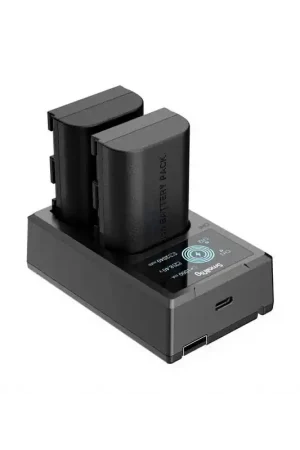 Ordena Ya SMALLRIG SM3821 Cargador de baterías CANON LPE6 DOBLE con 2 baterías. Conexión USB.