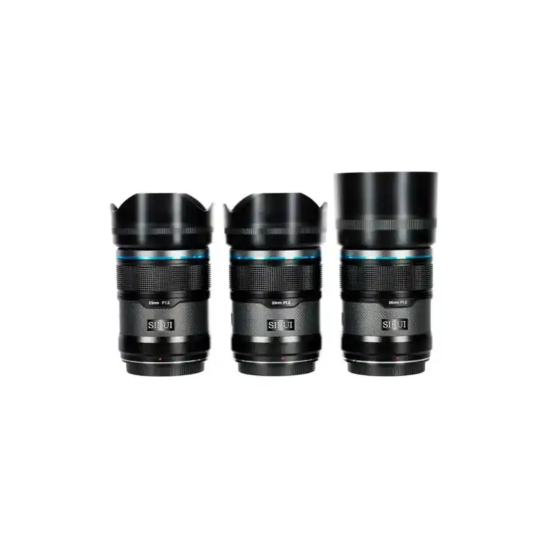 SIRUI KIT SNIPER 23-33-56MM F1.2 Pack de 3 objetivos con enfoque automático con seguimiento AF (E) Entrega Rápida