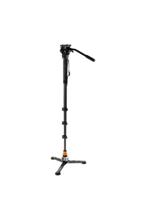 Solo Hoy EIMAGE MFC700+610FH Monopié de fibra de carbono con rótula 610FH para equipos hasta 3 Kg