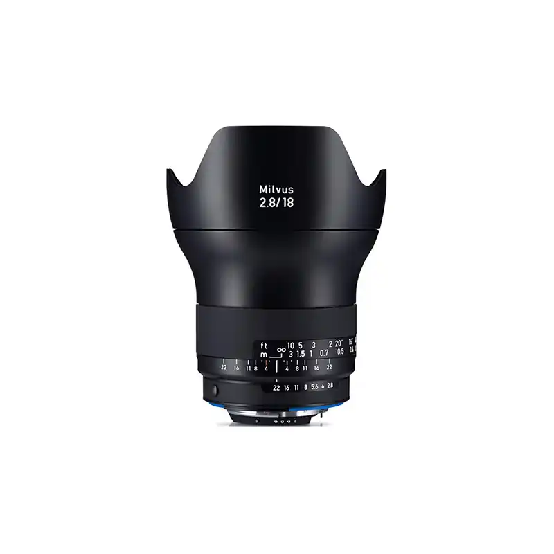 ZEISS MILVUS 18 T2.8 Objetivo Zeiss T* 2.8/18 mm con bayoneta NIKON ZF2 o Canon ZE. Ocasión Especial