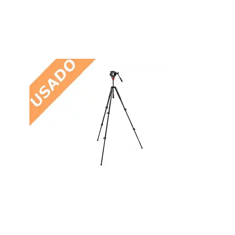 Envío Exprés MANFROTTO MVK500190XV (Usado) Kit: rótula MVH500AH, trípode MT190X y MBAG.