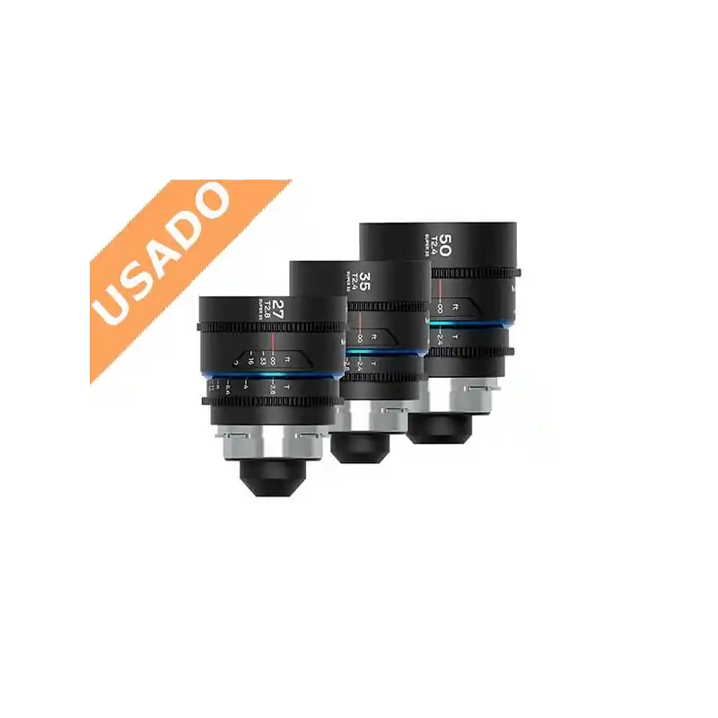 LAOWA Nanomorph 27-35-50 (Blue) PL-EF (Usado) Kit 3 lentes anamórficas montura PL-EF. Más Vendido