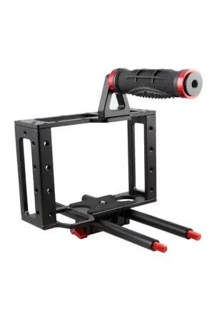 NEWAY NSP02 (Outlet) Jaula para HDSLR con barras de 15mm y asa superior. Promoción Exclusiva