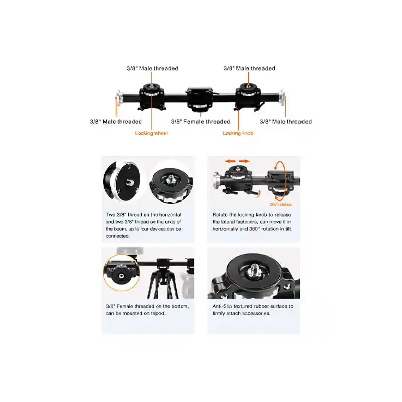 Alta Calidad EIMAGE PSK03 Kit de trípode para 2 PTZ.